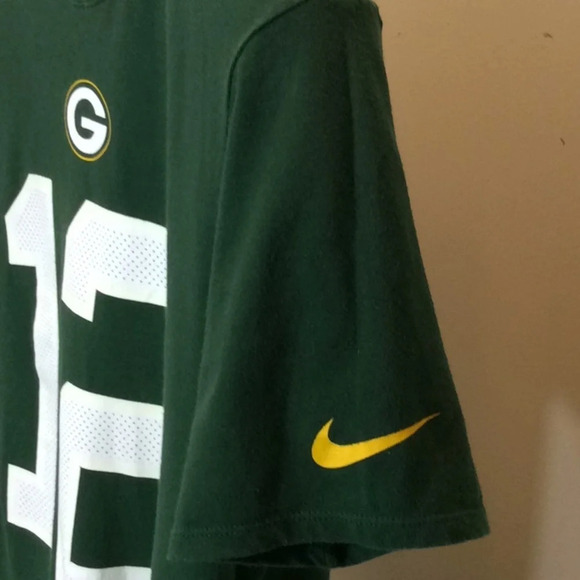 Nike NFL Green Bay Packers Aaron Rogers 12 T-Shirt - Picture 6 of 8